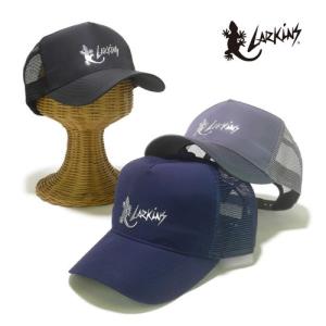 キャップ 帽子  LARKiNSメタルプリントオックス5パネルメッシュキャップ ヤング「2022」｜帽子屋amata