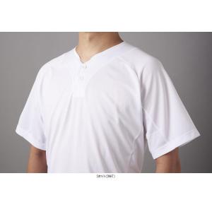 デサント ＤＥＳＣＥＮＴＥ 2ボタンTシヤツ DB201 野球ハンソデTシャツの商品画像