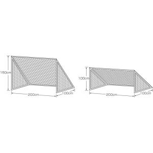 カネヤ ミニゴールネット215WT K1342 サッカーネット