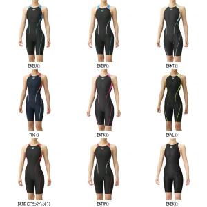 アリーナ ガールズ用 競泳水着 ハーフスパッツ  着やストラップ ARN2050WJ-BKBU-130