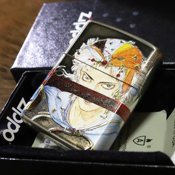 天野喜孝 ZIPPO ファイナルファンタジー 2 アーマー ジッポー II 銀いぶし加工 人気 天野...