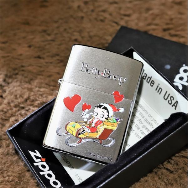 限定ZIPPO Betty Boop 2022年クリスマスモデル サンタ ベティーブープ ジッポ B...