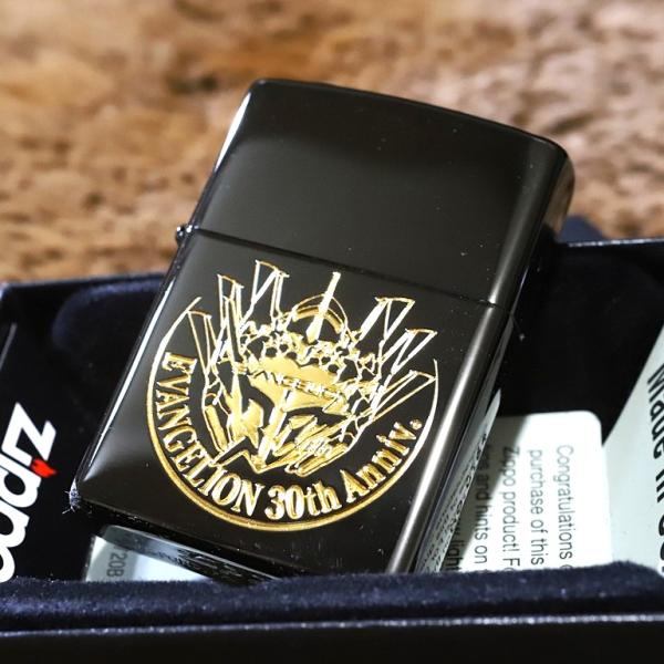 エヴァZIPPO エヴァンゲリオン 30周年 記念ロゴZIPPO 限定シリアルナンバー入り 黒 ジッ...