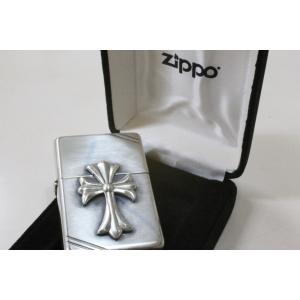 純銀ZIPPO 純銀クロスモチーフ シルバー9...の詳細画像4