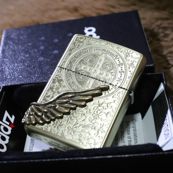 限定ZIPPO 2020 エンジェルウイング ブラス古美 翼 羽 コンスタンティン仕様 PAW-20...