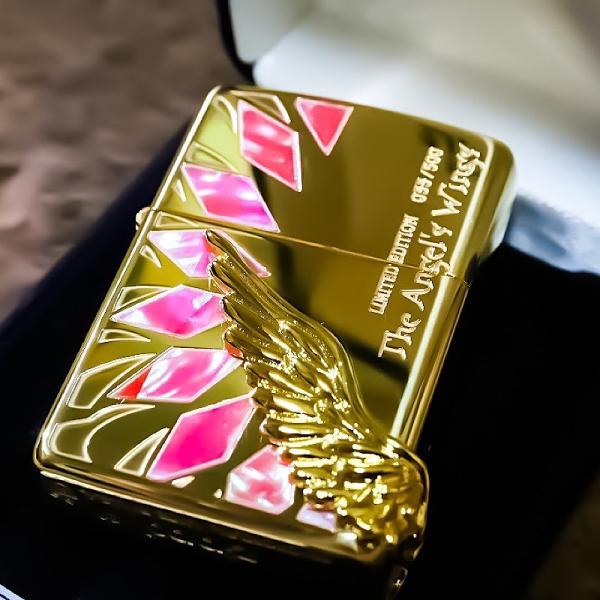 Armor ZIPPO 限定 アーマー エンジェルウイング ゴールド 翼 羽 金 限定ジッポ 人気ジ...