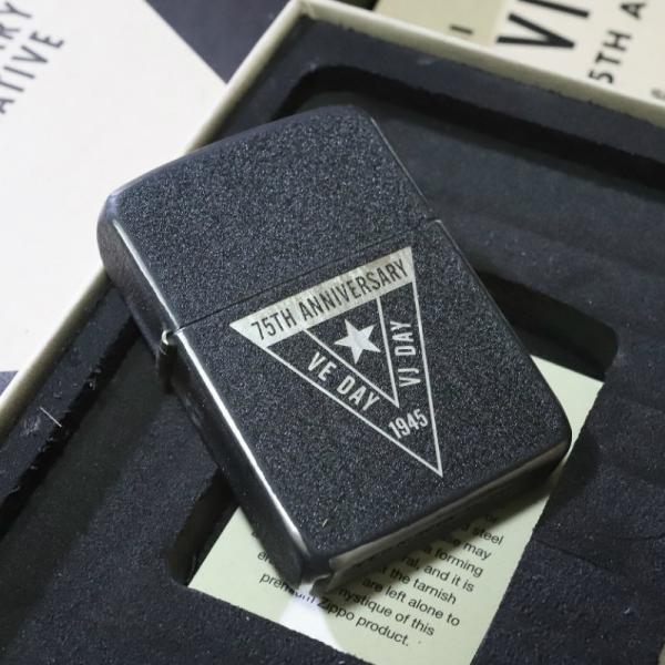 限定ZIPPO 戦後75周年記念 ジッポ STEELモデル 特別パッケージ ミニタリージッポ レアジ...