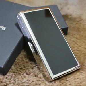 Pearl 高級 純銀 シガレットケース ヴィーナス 85mm 12本 国産