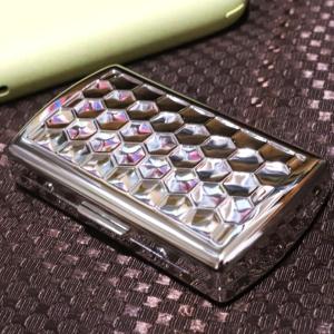 Pearl 高級 純銀 シガレットケース ヴィーナス 85mm 12本 国産