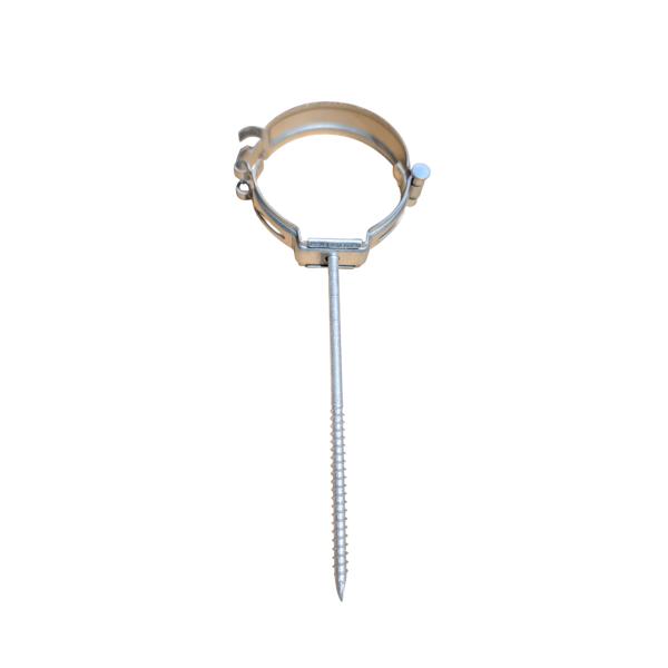 メッキ　つかみ　控金　フリー６０　ビス足　L=120　足長　タカヤマ金属工業