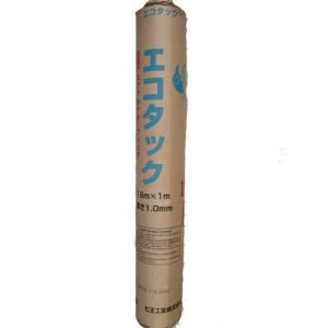 粘着層付　改質アスファルトルーフィング　エコタック　厚み１．０ｍｍ　１ｍ幅　１６ｍ巻　約１６ｋｇ　七...