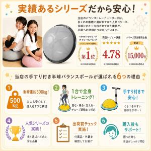 [再入荷]バランスボール 手すり付き 半円型 ...の詳細画像5