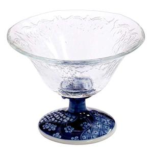 ブルーム 小鉢 祥瑞小紋 直径11.5cm 高台ガラスデザート鉢 16474の商品画像
