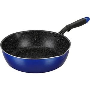 和平フレイズ 深型フライパン 28cm ブルー IH・ガス対応