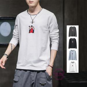 ロンt メンズ ロングtシャツ 長袖 Tシャツ カットソー 大きいサイズ 長袖tシャツ アメカジ 秋 Fb For Best 通販 Yahoo ショッピング