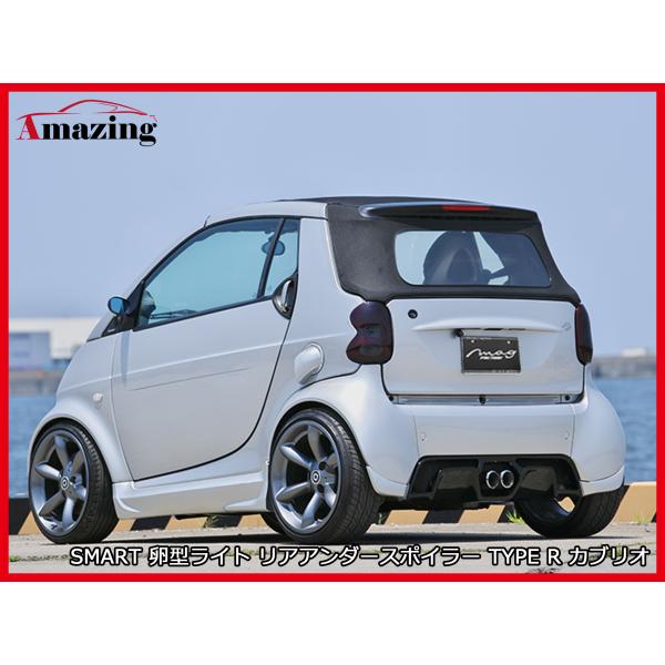 SMART 卵型ライト リアアンダースポイラー TYPE R カブリオ マグファクトリー