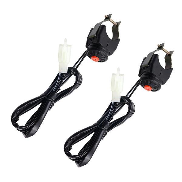 2Xバーオフスイッチユニバーサル防水バーヘッドライトスイッチフォグオンオフスイッチに