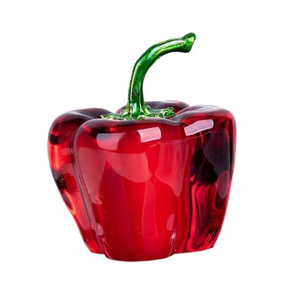 ガラスフルーツルチリスタチューアートシミュレーション彫刻置物工芸品ホームオフィスオーナメントクリスマ...