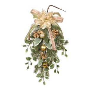 クリスマス ティアドロップ スワッグ ドア リー...の商品画像