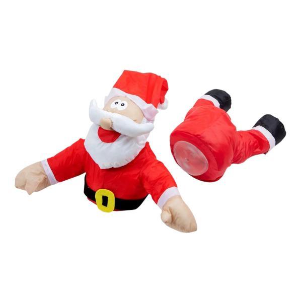 動くクリスマスウィンドウデコレーションギフト小道具（自宅・冬・フェスティバル・バー用）