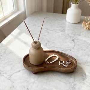 装飾トレイ コーヒーテーブルトレイ 装飾品 エ...の詳細画像1