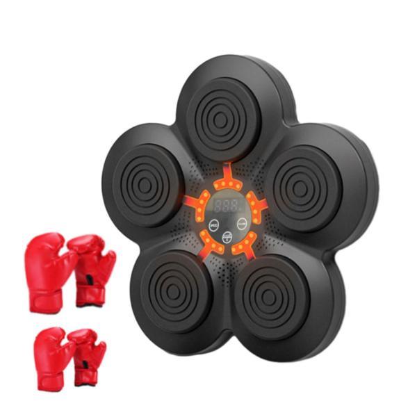 ミュージックボクシングトレーニングマシン パンチングパッド グローブ練習用 子供 大人用 電子ボクシ...