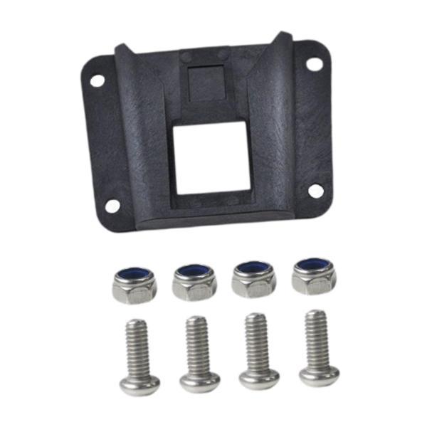 自転車フロントキャリアブロック 4穴フロントキャリアシェル 折りたたみ自転車用ネジ付き