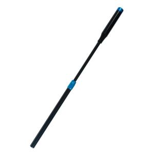 伸縮式ビリヤードプールキュー延長ロッド 実用的 ポータブル アルミ合金 黒と青