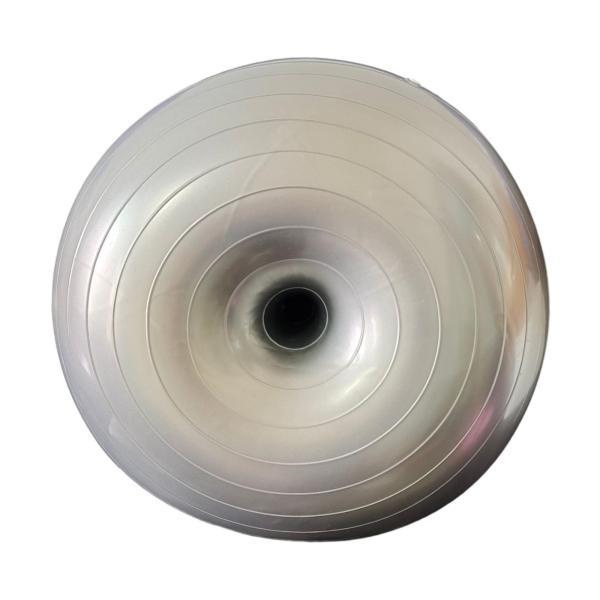 エクササイズボール インフレータブル 厚手 PVC ドーナツボール コアトレーニング ヨガ ピラティ...