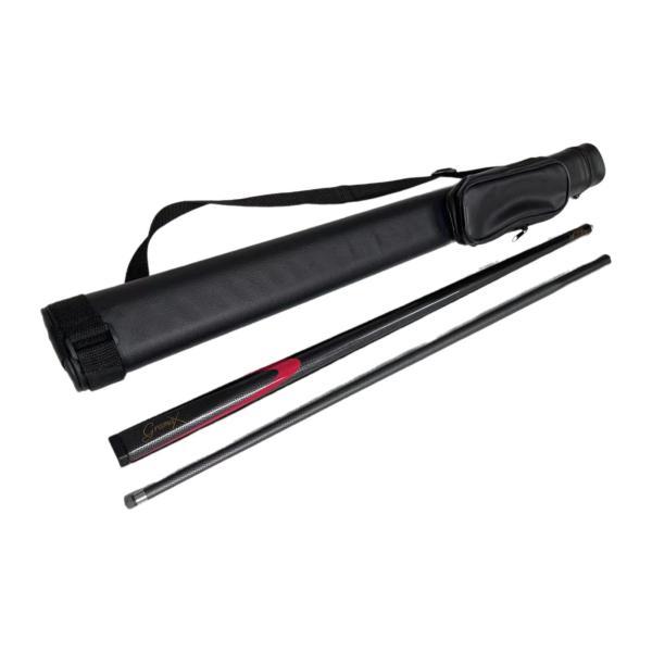 プールキュースティックビリヤードスティック実践的なプロフェッショナル大人用バッグ付き2つのセクション...