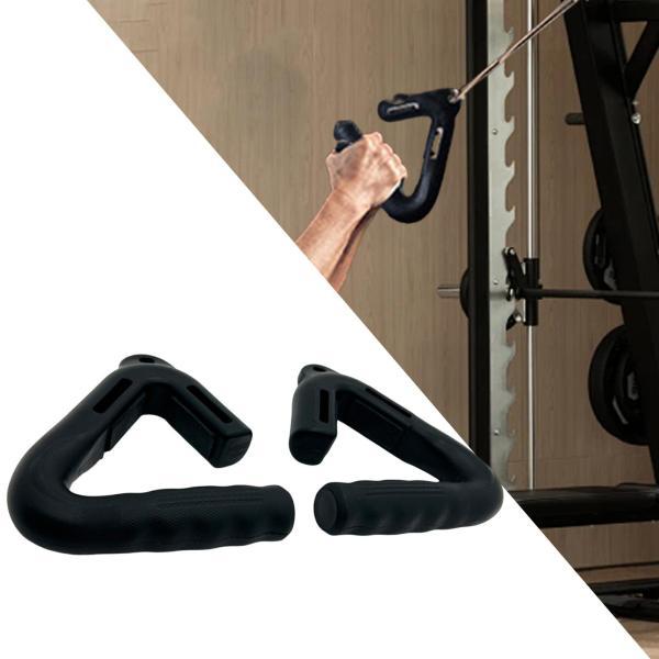 2xプルダウンマシンアタッチメント重量挙げグリップエクササイズ45バーベルのホームフィットネストレー...