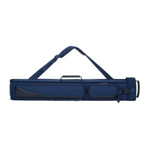 ビリヤード キューバッグ 7ホール 耐摩耗性 ポータブル クロスボディバッグ 旅行用 キュー7本 ダークブルー