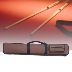 ビリヤード プールキューケース 大人用 ポータブルハンドル ビリヤードスティック キャリングケース コーヒー