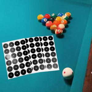 72ピース/個ビリヤードのプールテーブルマーカードット