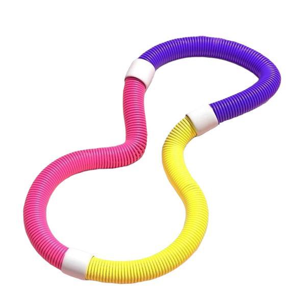 ウェイト付きフィットネスフープ PVC 屋外腹部フィットネスサークル 男女兼用 ジム