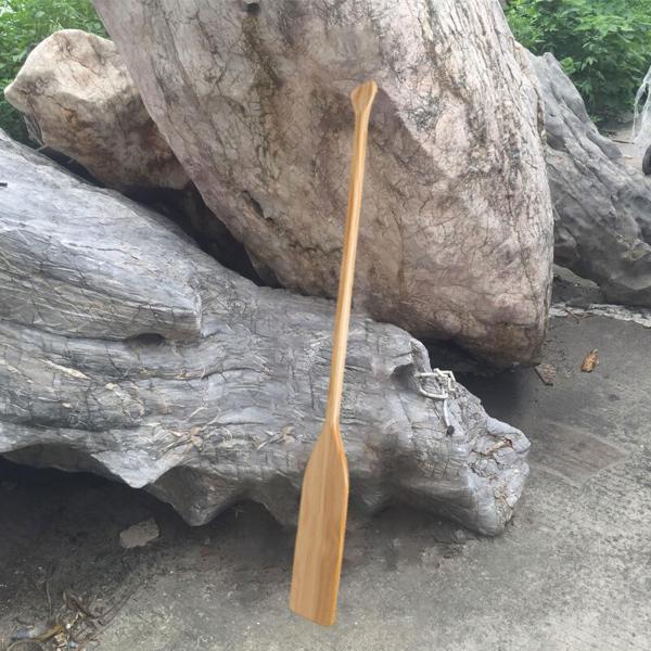 パドルボード用フローティングウッドボートパドル 頑丈で多用途な人間工学に基づいたハンドル 80cm