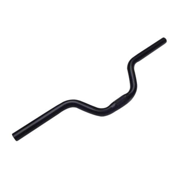 マウンテンバイクハンドルバーライザー 25.4mm 580mm 80mm 高さ 軽量 交換用 ブラッ...