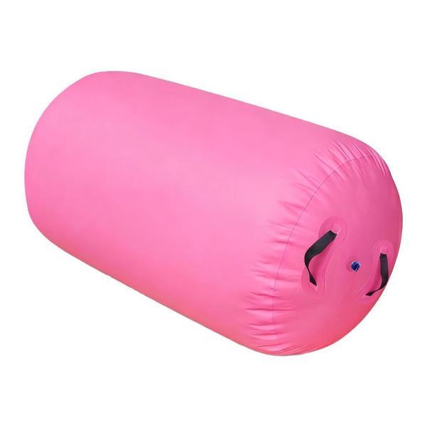 体操用バレル インフレータブル ピンク タンブリングバレル ボディビルディングエクササイズ用 80 ...