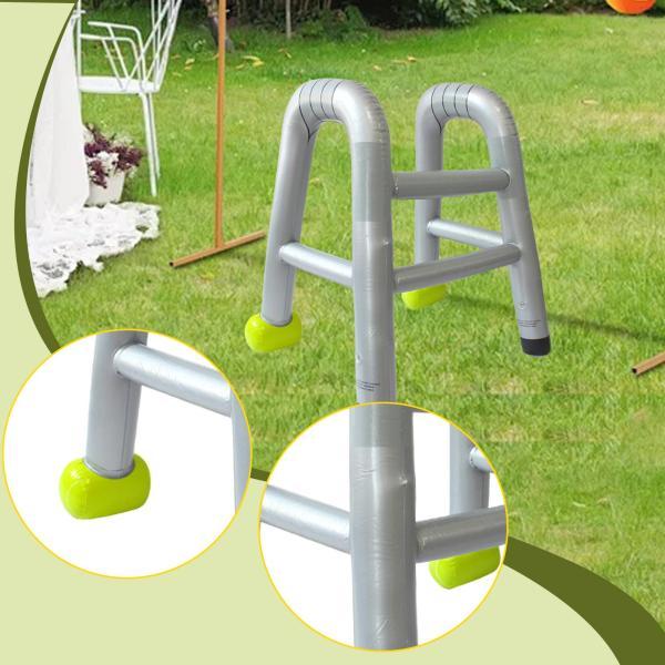 インフレータブルウォーカー 老人コスチュームアクセサリー ハロウィン PVC インフレータブル 歩行...