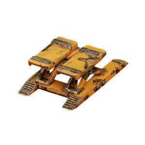 1/64 カーガレージリフター DIY 自動車修理工場シーン クリエイティブオーナメントアクセサリー イエロー