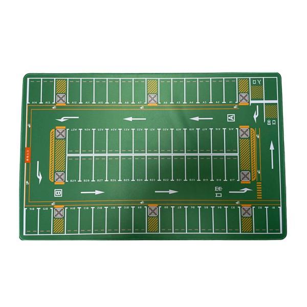 1/64 駐車場マット ミニカー ガレージシーンマット 大人 趣味 子供 ファン向け グリーン