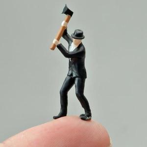 ミニチュア フィギュア ジオラマ 人物 レジン...の詳細画像2