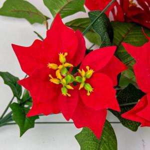 ポインセチアの花 人工ポインセチア 人工植物 ...の詳細画像5
