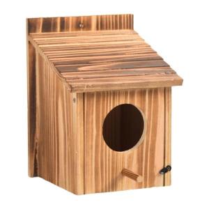 巣箱 野鳥 屋外 完成品 鳥の巣 繁殖ボックス 天然木材 セキセイ