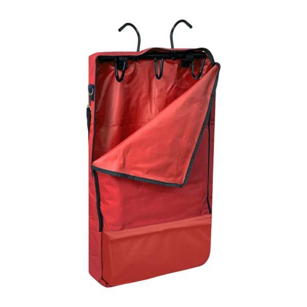 馬具バッグ オーガナイザー 手綱 友達 家族 ホルダー 恋人 タック キャリーバッグ レッド