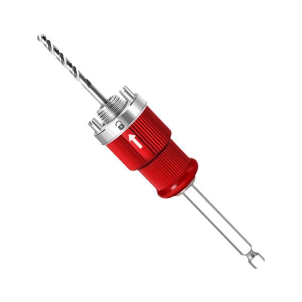 10mmハンドル付きバイホールアーバーセット、安定した高強度ハンドドリルスペアパーツ、チップ除去用コ...