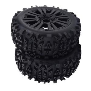 1：8スケールRCカー交換部品：8カーラバータイヤホイールリムタイヤラバー