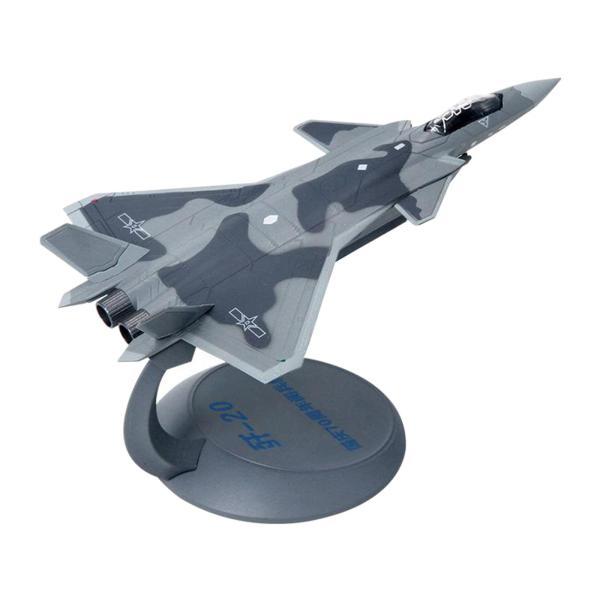 1/144スケールメタルチャイニーズ飛行機J20航空機ウォーモデルにキッズギフト