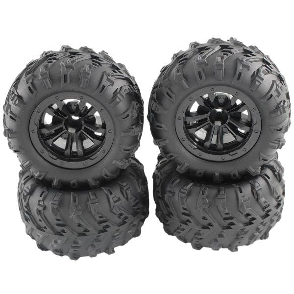 4ピース RC ゴムタイヤ交換用 耐摩耗性 ラリータイヤ ホイールタイヤセット 1/12 1/14 ...