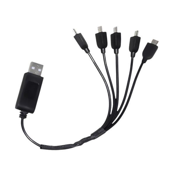 USB充電ケーブル 1 充電 5 ポータブルアップグレードパーツ ミニUSBケーブル RCドローン
